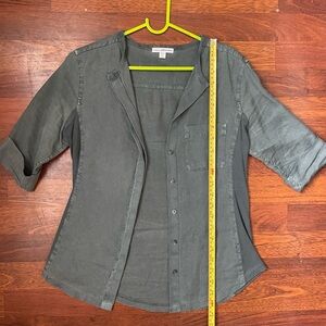 James Perse 100% linen shirt